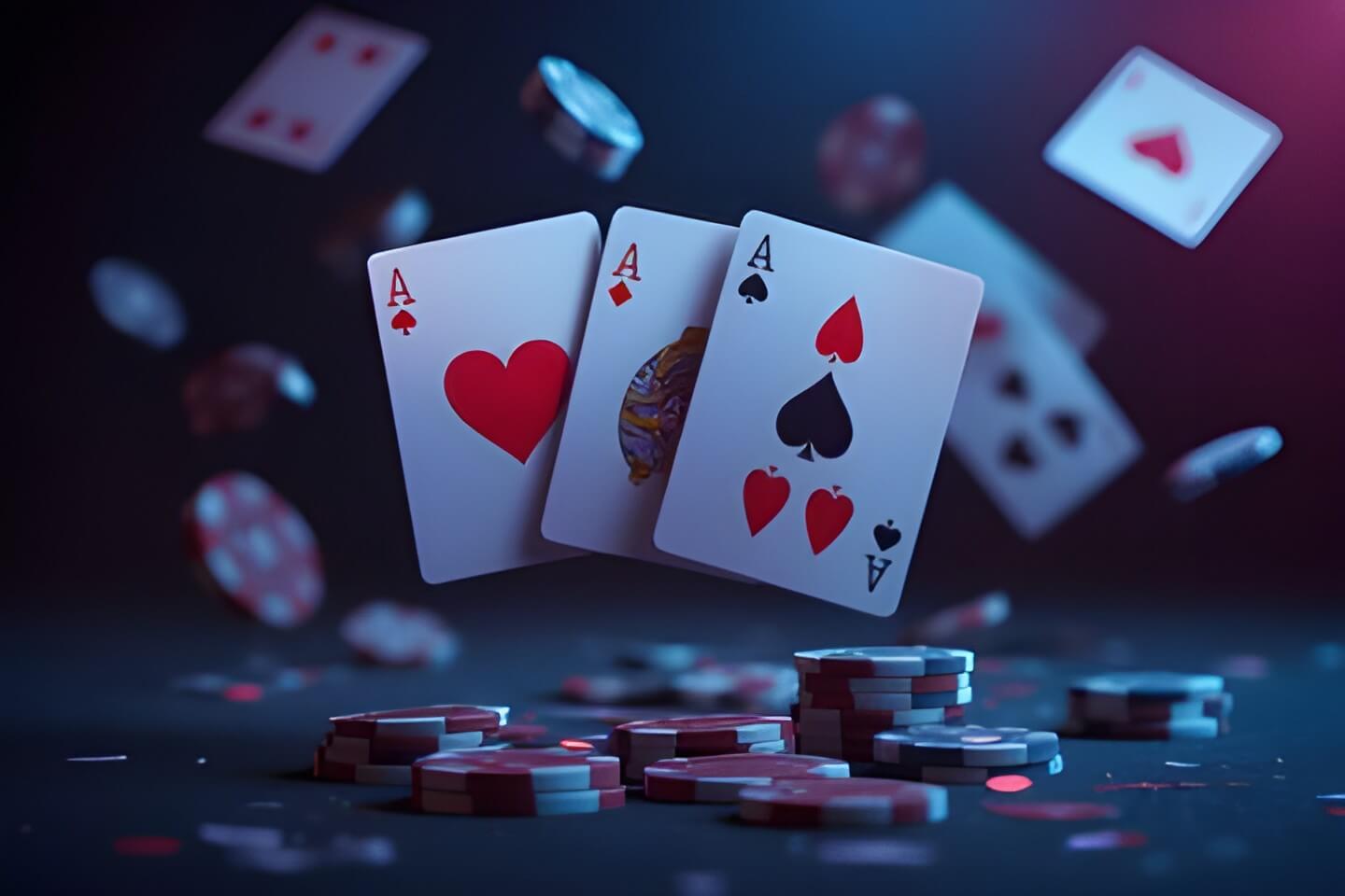 Luxurious casino interior
